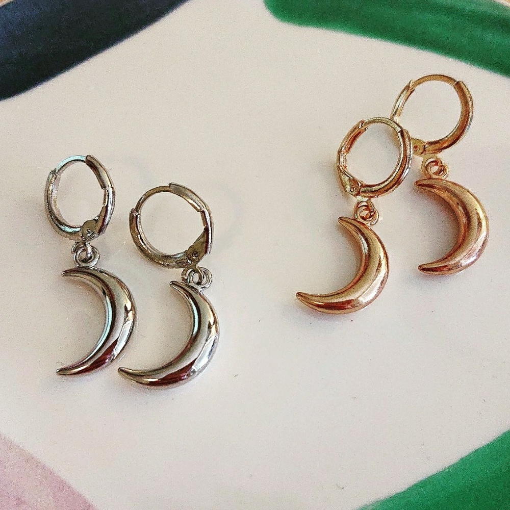 Unique Design//Moon Style Drop Earnings - Picture 4 of 4